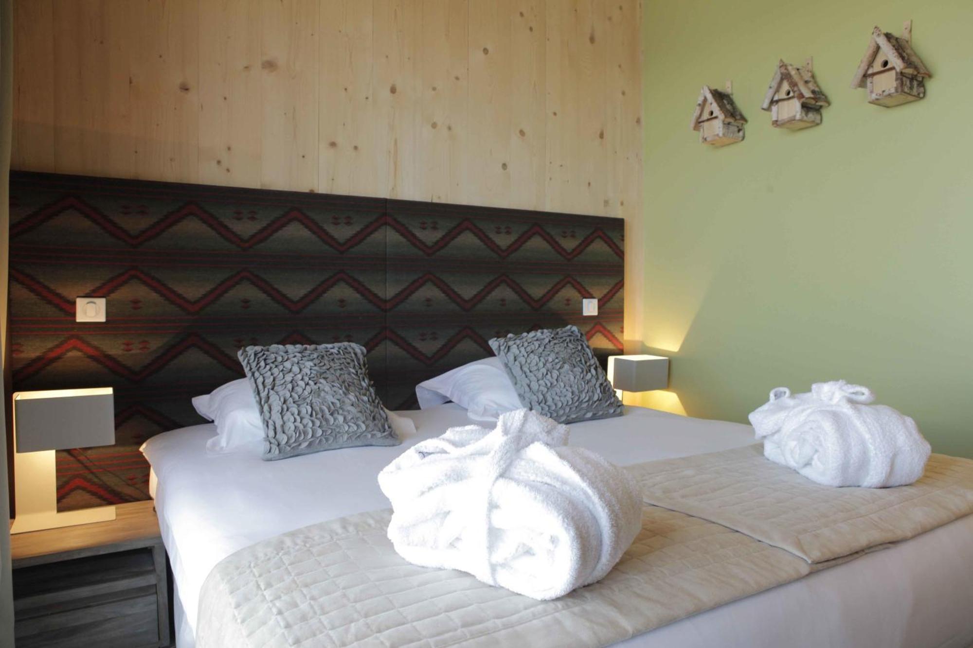 L'Aiguille Grive Chalets Hotel Les Arcs  Kamer foto